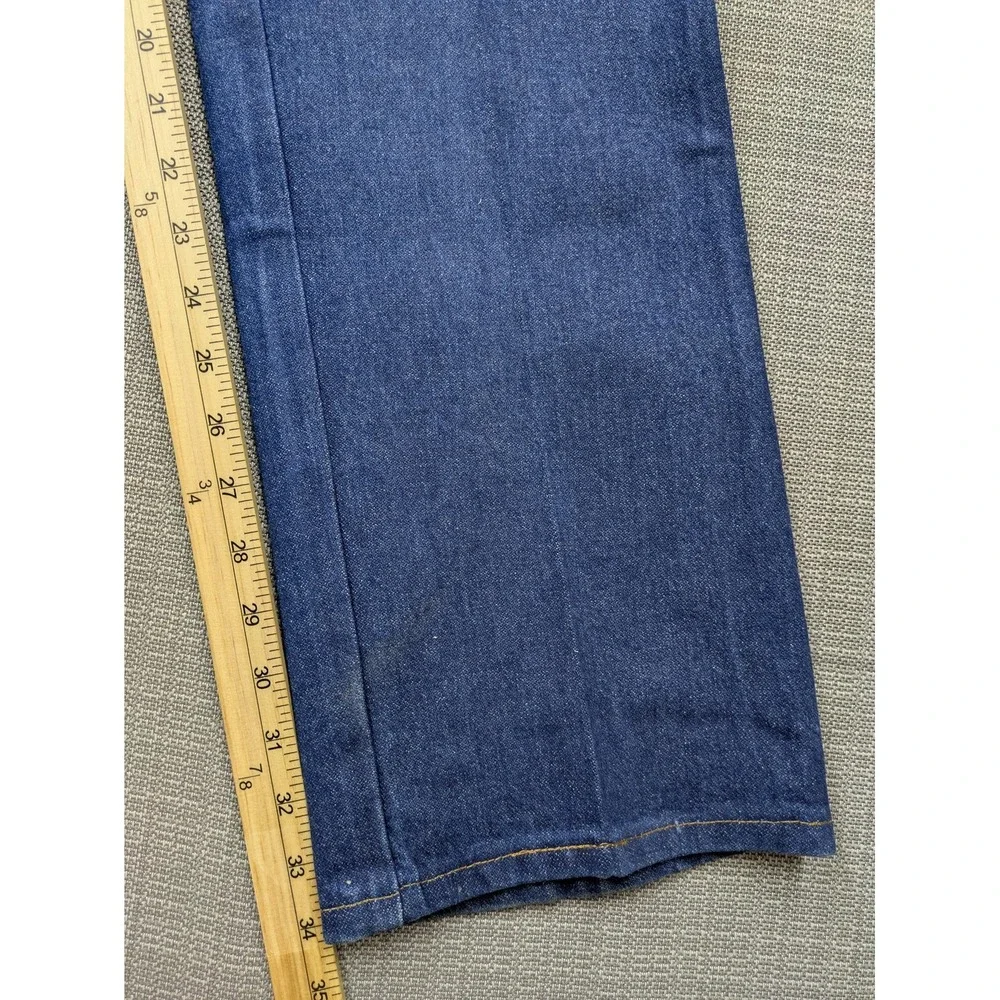 Wrangler 936PWD Jeans Mens 34x34 (35x34) Blue Denim Cowboy Cut Bootcut Western